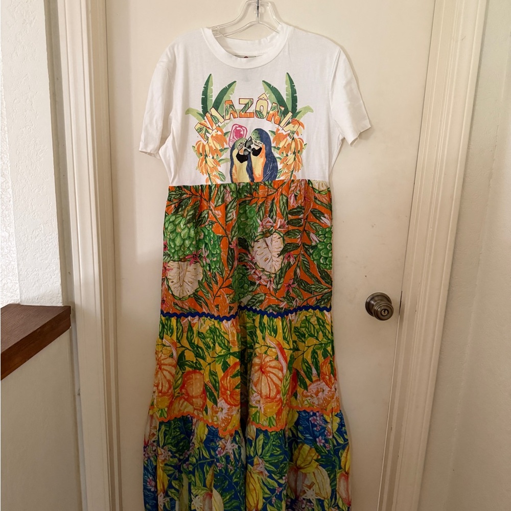 Farm Rio Maxi Dress Size XS in good condition.